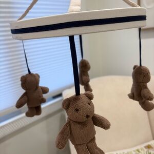 Harper bear baby mobile from pottery barn kids.